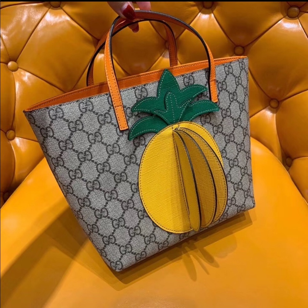 Gucci Pineapple Small Tote Bag